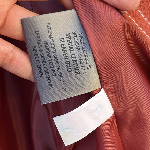 Wilsons Leather Genuine Leather Women’s Jacket Large Belted Button Front Rodeo - Picture 10 of 13